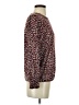 Allison Joy Burgundy Long Sleeve Blouse Size XS - photo 4