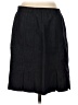 Ann Taylor Solid Black Denim Skirt Size 4 - photo 2