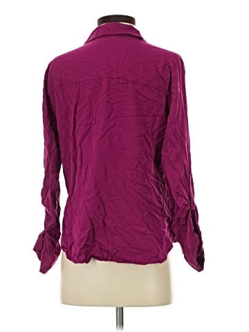 Express 3/4 Sleeve Button-Down Shirt (view 2)