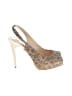 Guess Animal Print Gold Heels Size 10 - photo 1