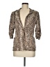 Alberto Makali Animal Print Gold Blazer Size 6 - photo 1