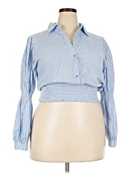Spoon Jeans 3/4 Sleeve Button-Down Shirt (view 1)