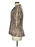 Alberto Makali Animal Print Gold Blazer Size 6 - photo 5
