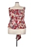 Studio by Torrid 100% Polyester Red Sleeveless Blouse Size 5X Plus (6) - photo 1