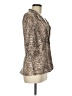 Alberto Makali Animal Print Gold Blazer Size 6 - photo 4