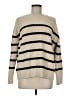Simons Stripes Ivory Pullover Sweater Size M - photo 1