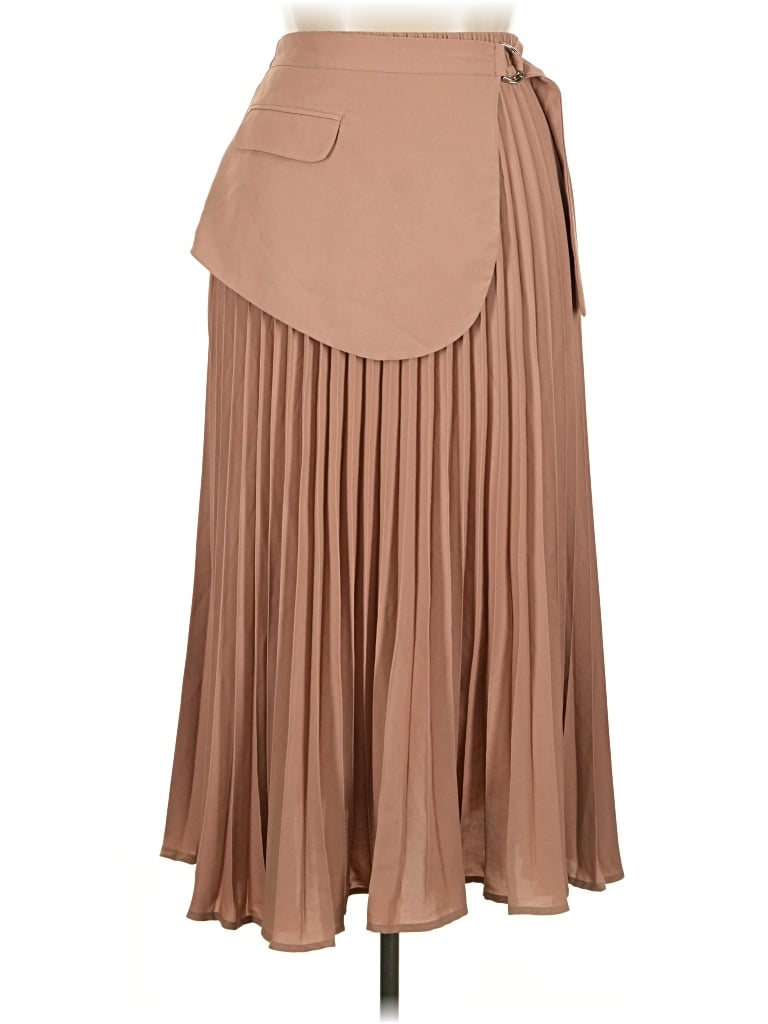 Pre-owned Shein Formal Skirt In Tan