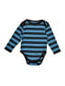 Leveret 100% Cotton Stripes Blue Long Sleeve Onesie Size 18-24 mo - photo 1