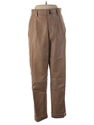 Zara Faux Leather Pants (view 1)