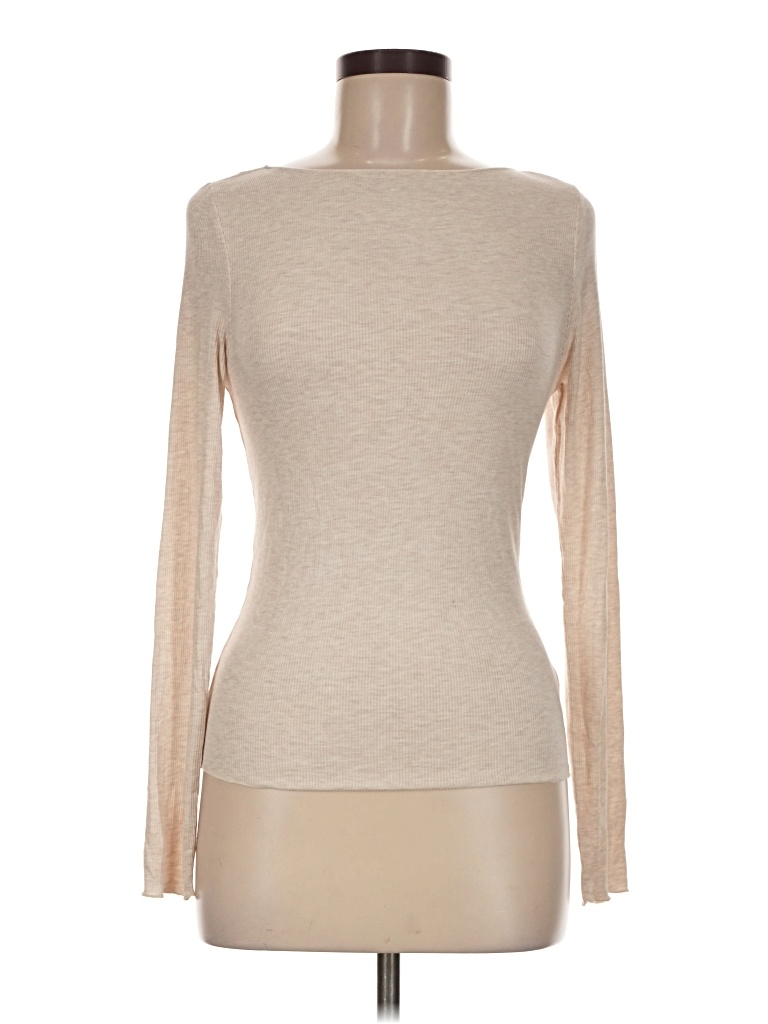 Pre-owned Universal Thread Long Sleeve Turtleneck In Tan