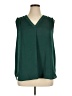 Alfani 100% Polyester Green Sleeveless Blouse Size XL - photo 1