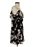 Aqua 100% Polyester Floral Black Cocktail Dress Size XS - photo 4