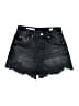 Zara Black Denim Shorts Size 2 - photo 1
