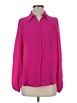 A.L.C. Long Sleeve Silk Top (view 1)