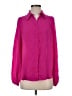 A.L.C. 100% Silk Pink Long Sleeve Silk Top Size 4 - photo 1