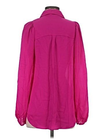 A.L.C. Long Sleeve Silk Top (view 2)