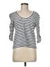 Veronica Beard White 3/4 Sleeve T-Shirt Size M - photo 1