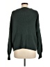 Blu Pepper Solid Green Pullover Sweater Size M - photo 2