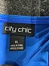 City Chic Solid Blue One Piece Swimsuit Size 22 Plus (XL) - photo 3