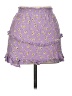 ABound 100% Rayon Floral Purple Casual Skirt Size M - photo 1