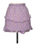 ABound 100% Rayon Floral Purple Casual Skirt Size M - photo 2
