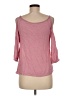 Mileage 100% Rayon Pink 3/4 Sleeve Blouse Size M - photo 2