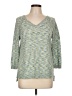 Talbots 100% Cotton Green Pullover Sweater Size L - photo 1