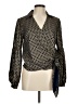 MICHAEL Michael Kors Gold Long Sleeve Blouse Size M - photo 1
