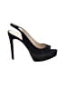 Pelle Moda 100% Leather Black Heels Size 6 1/2 - photo 1