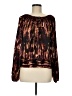 MICHAEL Michael Kors Brown Long Sleeve Blouse Size M - photo 1