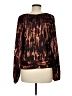 MICHAEL Michael Kors Brown Long Sleeve Blouse Size M - photo 2