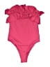 Zara Solid Pink One Piece Swimsuit Size S - photo 1