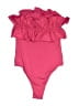 Zara Solid Pink One Piece Swimsuit Size S - photo 2