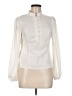 Shein Ivory Long Sleeve Blouse Size 6 - photo 1
