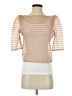 American Apparel 100% Polyester Ivory 3/4 Sleeve Top Size S - photo 1