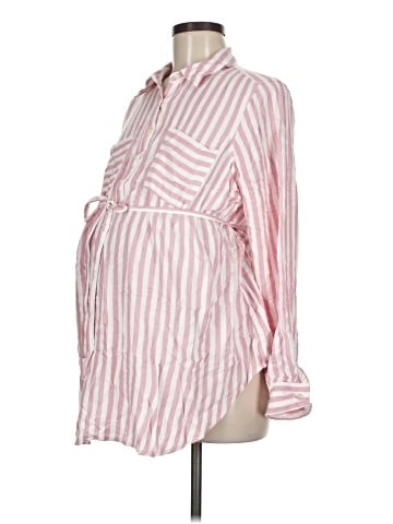 Isabel Maternity Long Sleeve Blouse (view 1)