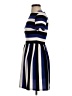 Aqua Stripes Blue Casual Dress Size S - photo 5