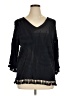 Chico's Black Pullover Sweater Size XL - photo 1