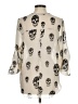 Poetry 100% Polyester Ivory 3/4 Sleeve Blouse Size M - photo 2