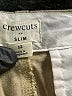 Crewcuts Solid Green Tan Khakis Size 12 - photo 3