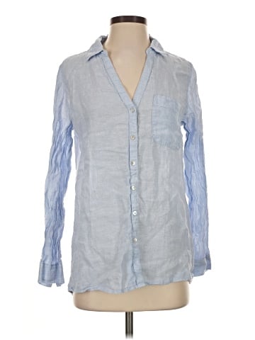 Sigrid Olsen Long Sleeve Button-Down Shirt (view 1)