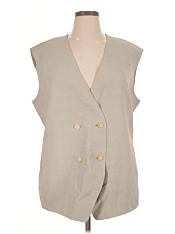 Lafayette 148 New York Sleeveless Button-Down Shirt (view 1)
