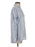 Sigrid Olsen 100% Linen Blue Long Sleeve Button-Down Shirt Size S - photo 4