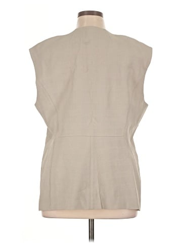 Lafayette 148 New York Sleeveless Button-Down Shirt (view 2)