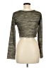Cider Gray Brown Long Sleeve Top Size M - photo 2
