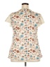 Sampeel Ivory Short Sleeve Blouse Size XXL - photo 2