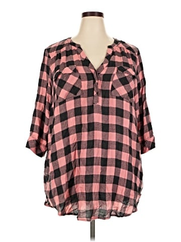 Torrid 3/4 Sleeve Blouse (view 1)