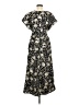 Unbranded 100% Polyester Paisley Black Casual Dress Size M - photo 2