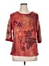 Assorted Brands Orange 3/4 Sleeve Top Size 1X - photo 1