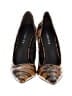 Modern Vice Animal Print Orange Heels Size 8 1/2 - photo 2